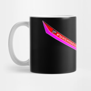 Katana with Blank Text, v. Code Red Magenta Mug